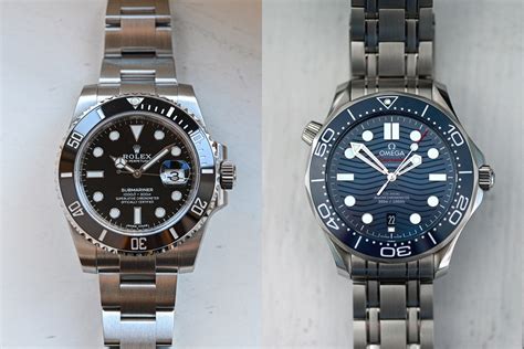 omega seamaster versus rolex submariner|rolex omega seamaster 300m review.